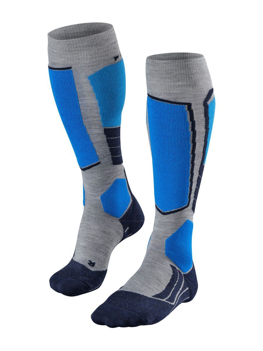 Falke SK2 Herren Skiing Kniestrümpfe - mittelstarke Polst., light grey - Bild 1