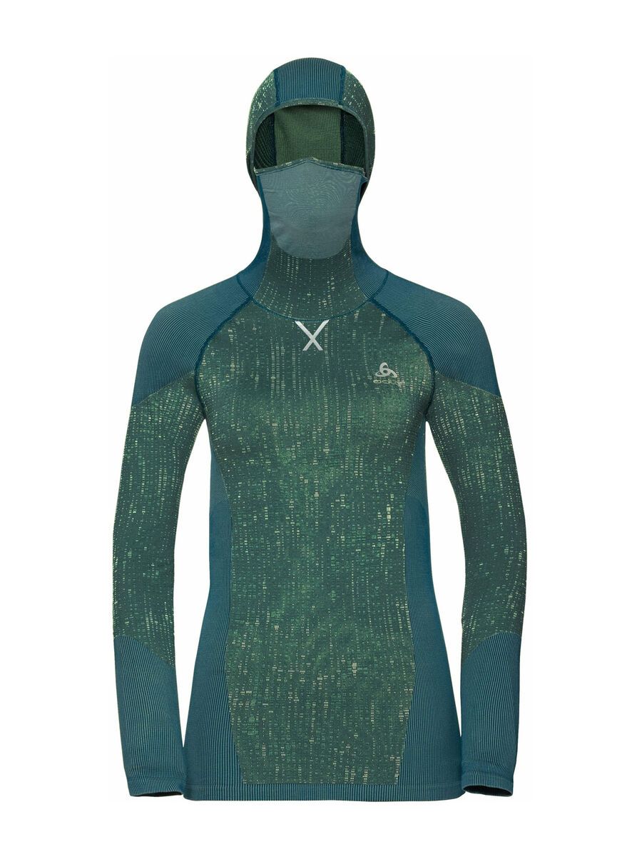 Odlo Blackcomp Base Layer with Facemask Women's, submerged - Bild 1