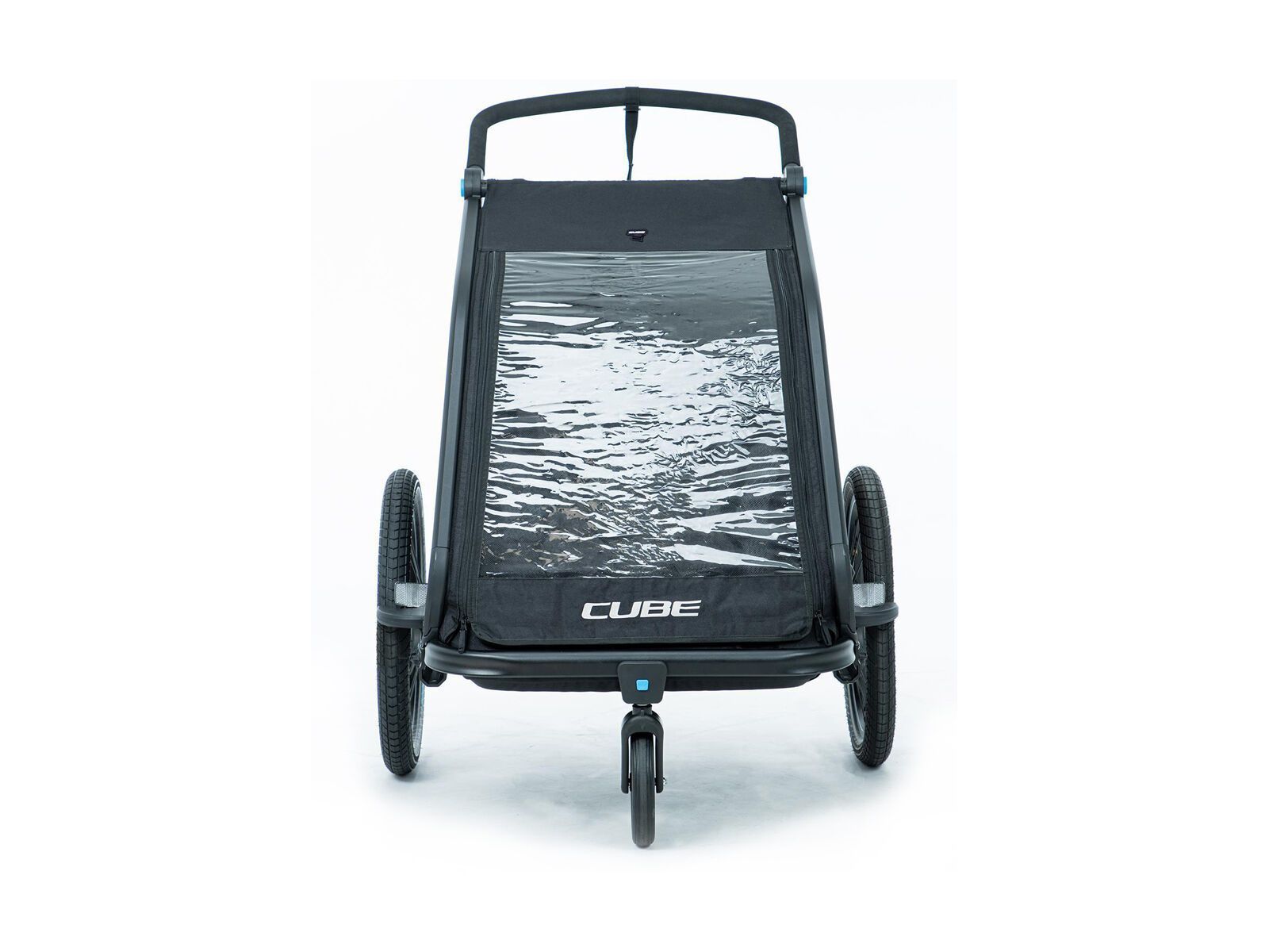 Cube Kinder Fahrradanhänger Double CMPT, black - Bild 3