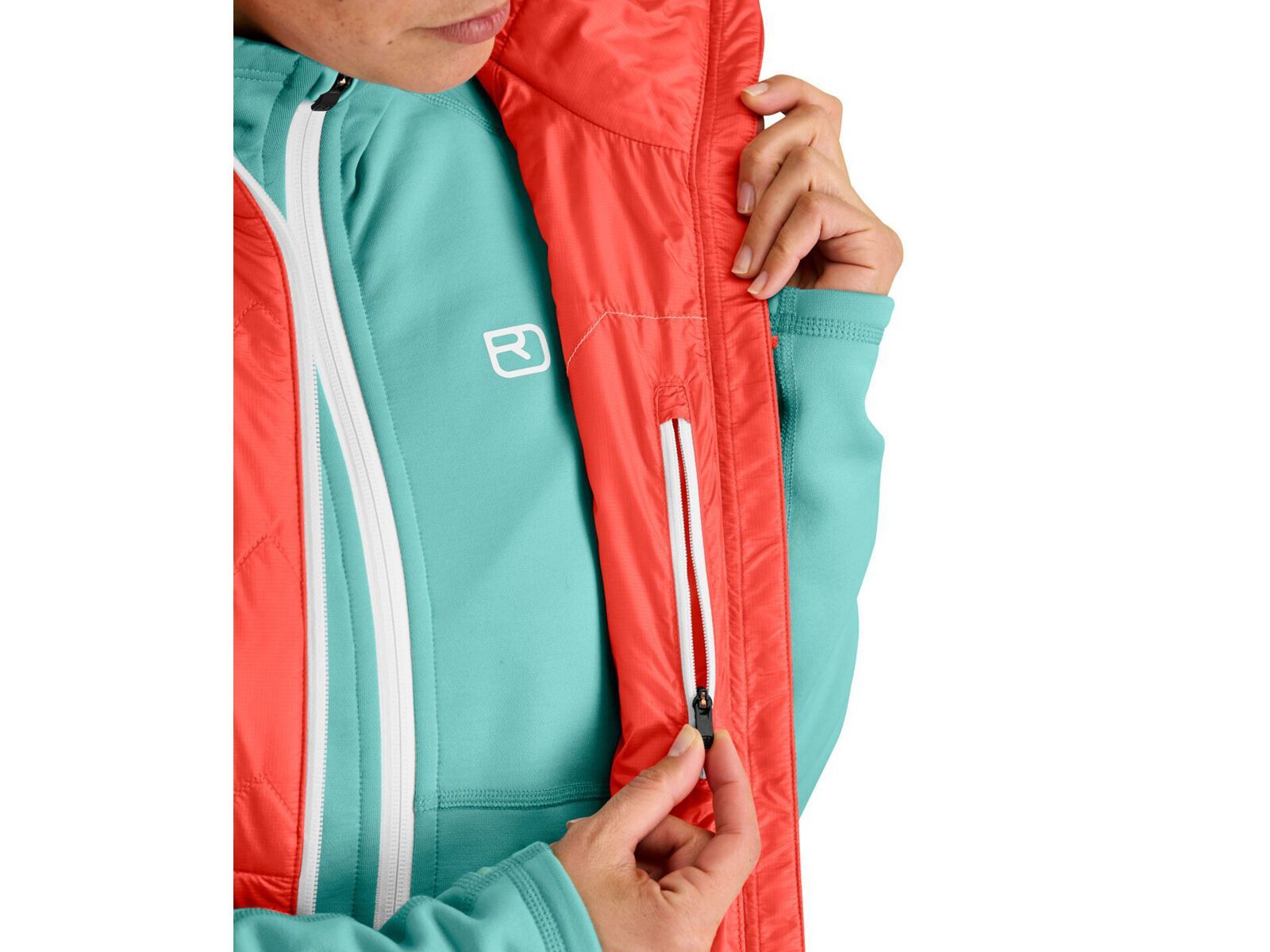 Ortovox Swisswool Piz Vial Vest W, coral - Bild 5