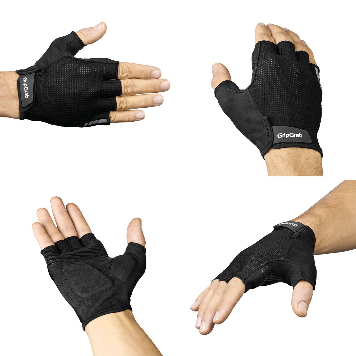 GripGrab EXPLR Padded Short Finger Summer Gloves, black - Bild 6