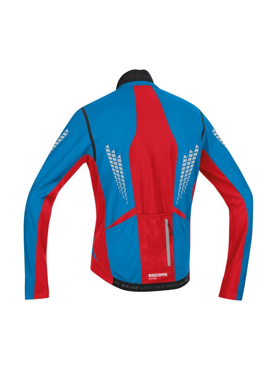 Gore Bike Wear Xenon 2.0 Windstopper Soft Shell Jacke, splash blue/red - Bild 4