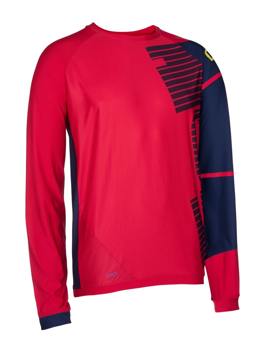 ION Tee LS Helix, crimson red - Bild 1