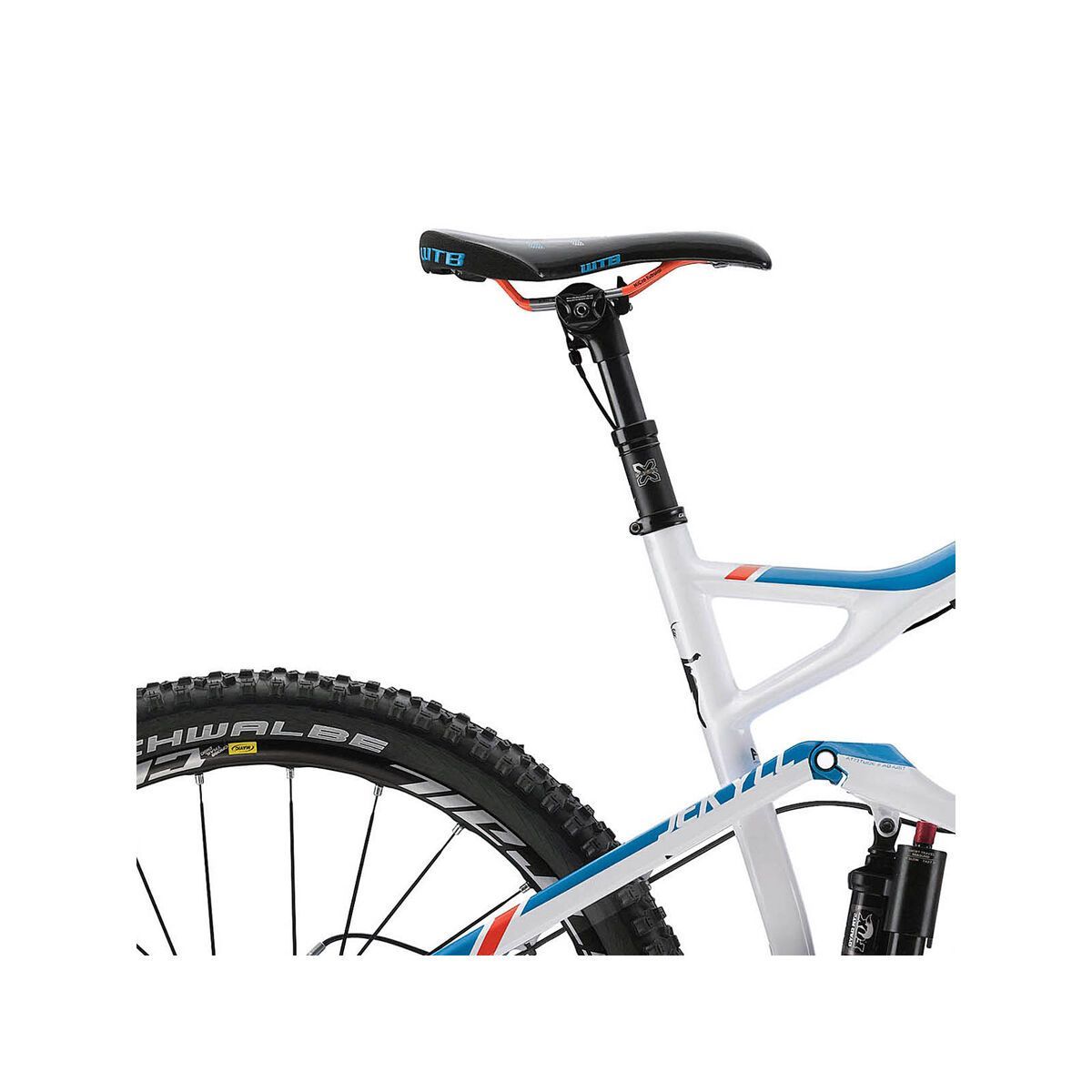 Cannondale Jekyll Carbon 2, ultra blue w/ magnesium white and 40 orange accents gloss - Bild 6