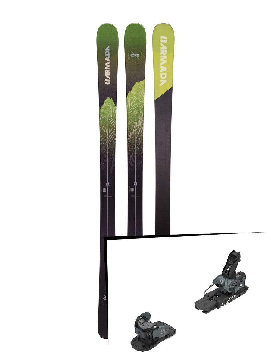 Set: Armada Invictus 85 2019 + Salomon Warden MNC 13 black/grey - Bild 1