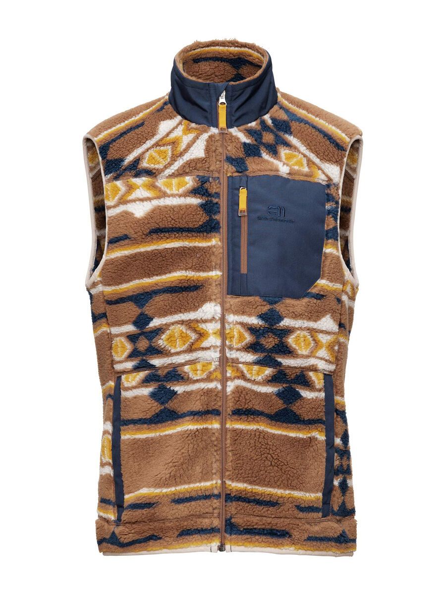 Elevenate Men's Glacier Pile Vest, kelim - Bild 1
