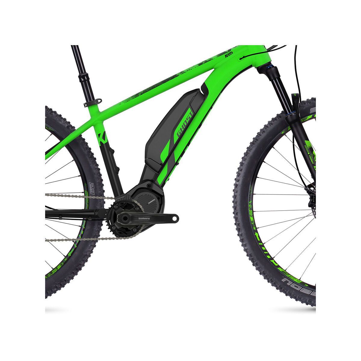 Ghost Hybride Kato S4.9 AL, neon green/night black - Bild 3