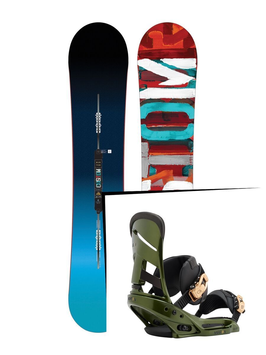 Set: Burton Custom Flying V 2017 +  Mission EST (1712894S) - Bild 1