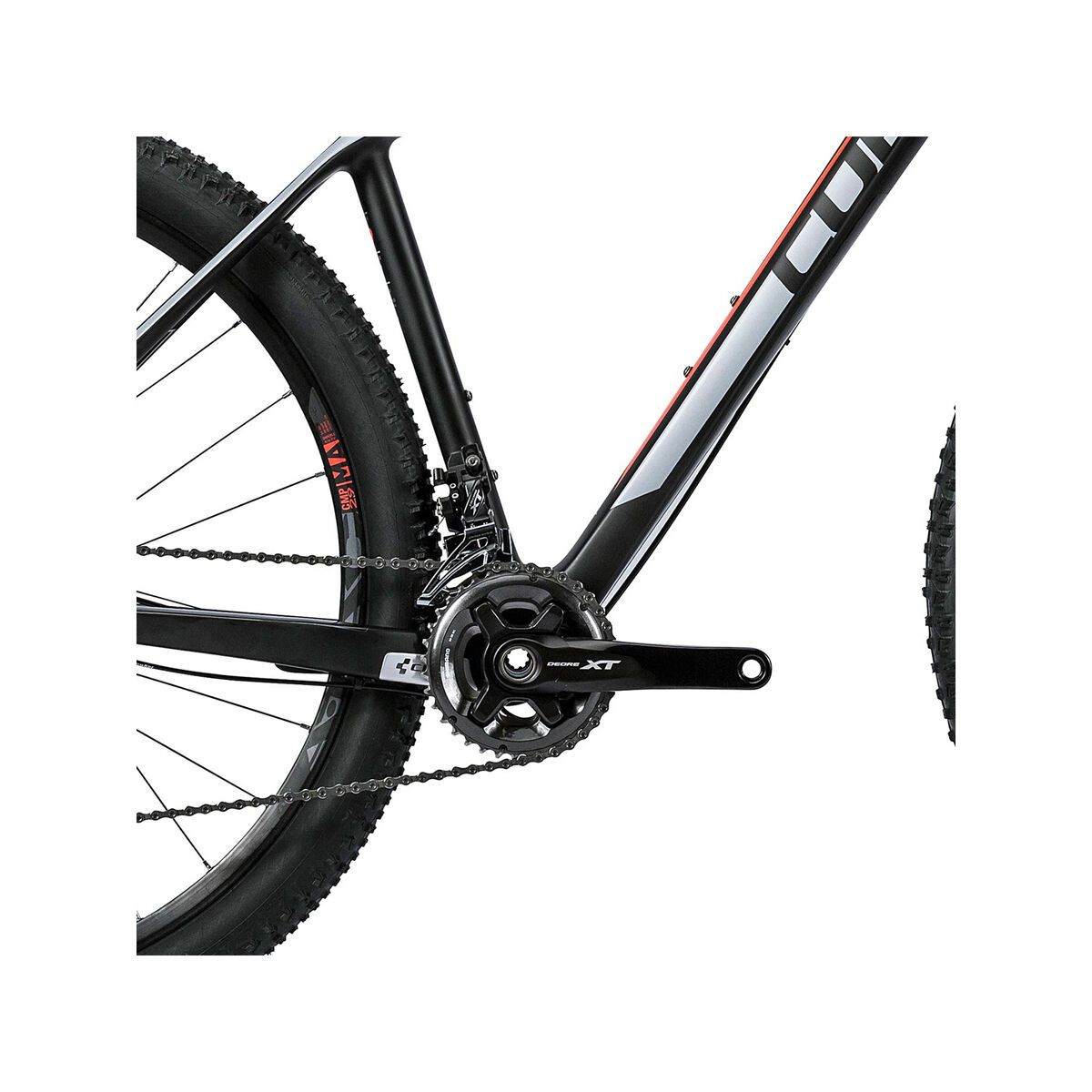 Cube Reaction GTC Pro 27.5, carbon´n´flashred - Bild 3