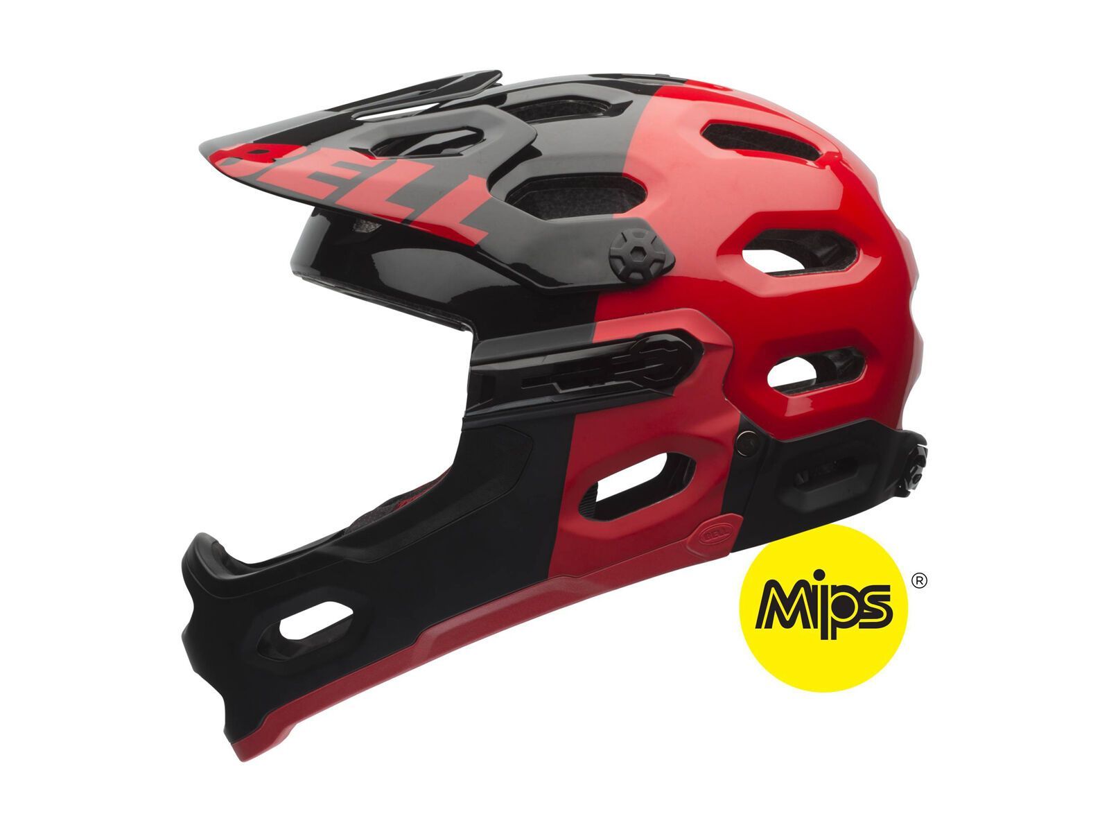 Bell Super 2R MIPS, black/red aggression - Bild 1