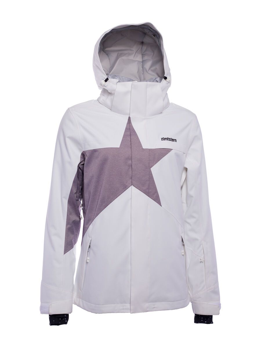 Zimtstern Snowy 17, white/plum twotone - Bild 1