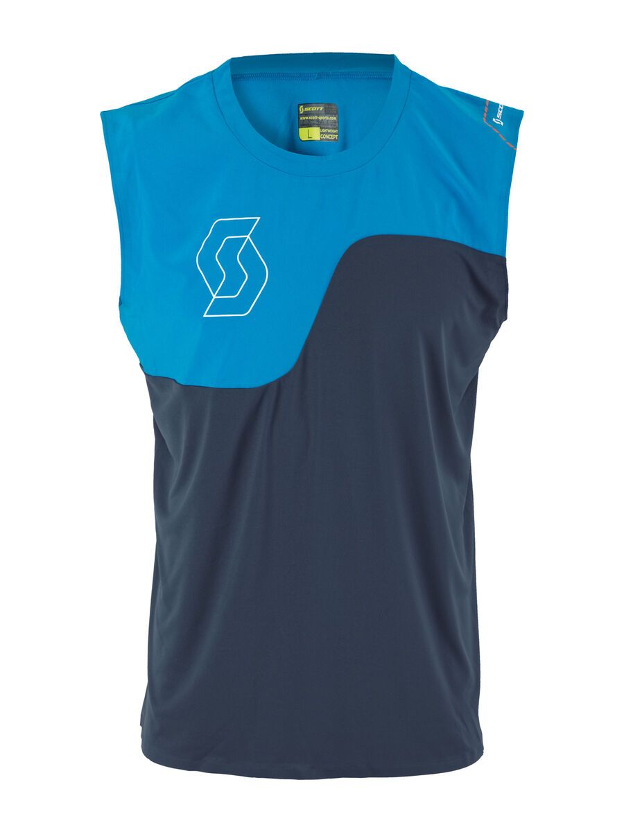 Scott Trail Tech 10 w/o sl Shirt, blue nights/diva blue - Bild 1