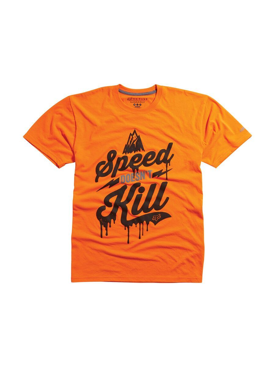 Fox Speed Wobble Tech Tee, flow orange - Bild 1