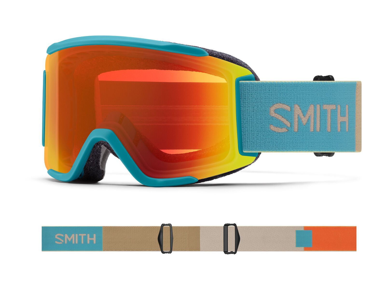 Smith Squad S - ChromaPop Everyday Red Mir + WS, storm colorblock - Bild 3