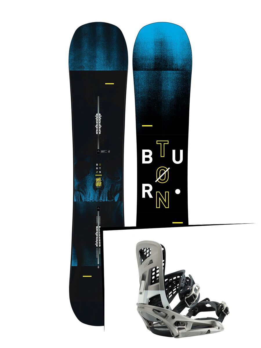 Set: Burton Instigator 2019 + Burton Genesis EST super silver - Bild 1