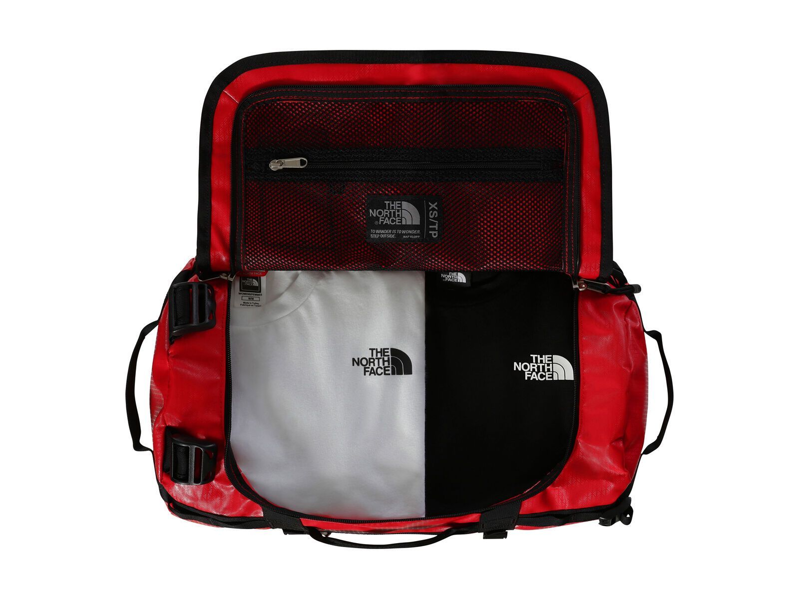 The North Face Base Camp Duffel - XS, tnf red/tnf black/npf - Bild 2