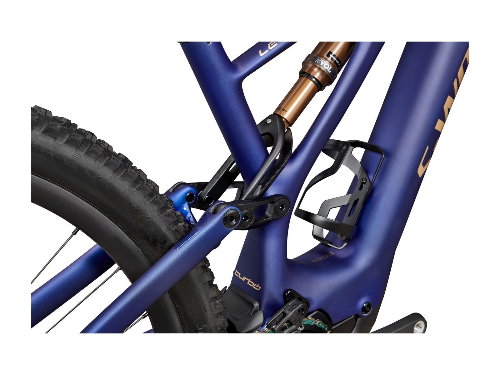 Specialized S-Works Turbo Levo SL Founder's Edition, spectraflair/blue tint/gold foil - Bild 9