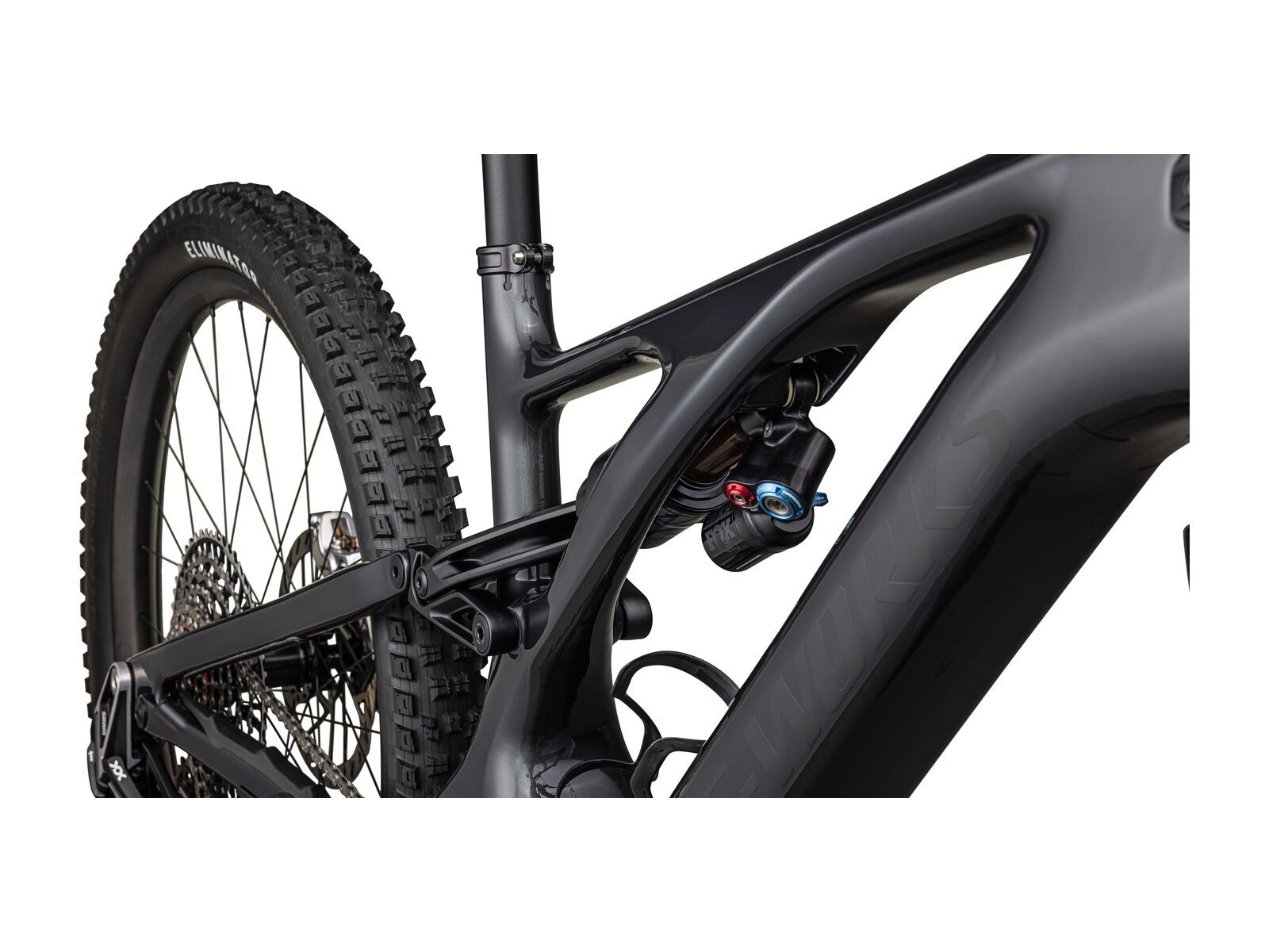 Specialized S-Works Turbo Levo G3 - SRAM XX Eagle Transmission, black liquid metal/black chrome foil - Bild 6