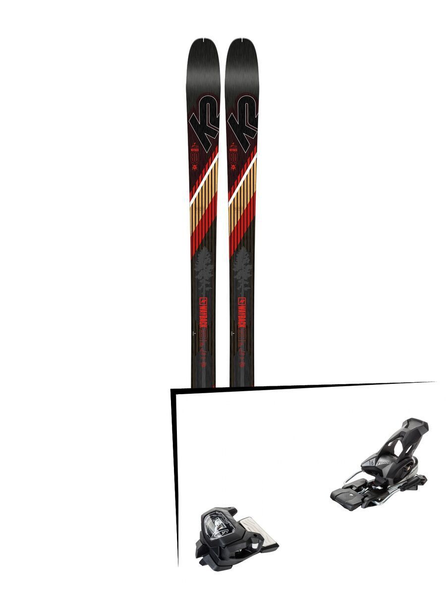Set: K2 SKI Wayback 80 2019 + Tyrolia Attack² 16 GW solid black - Bild 1