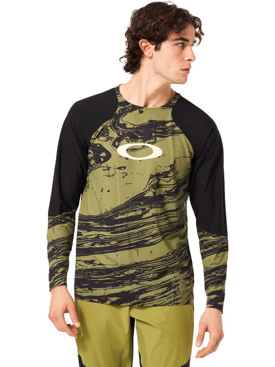 Oakley Seeker Airline LS Jersey, duality swirl gn/bk - Bild 5
