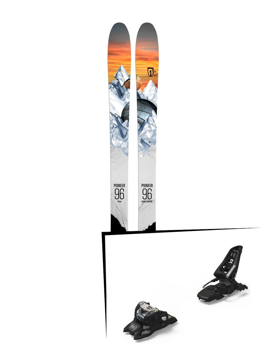 Set: Icelantic Pioneer 96 2018 + Marker Squire 11 ID black - Bild 1