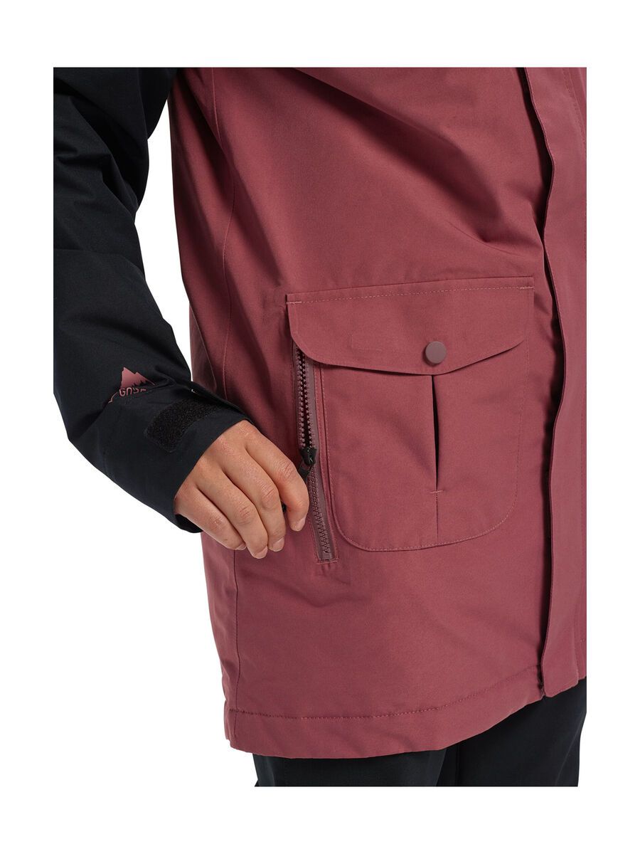 Burton Women's Gore-Tex Eyris Jacket, true black/rose brown - Bild 8