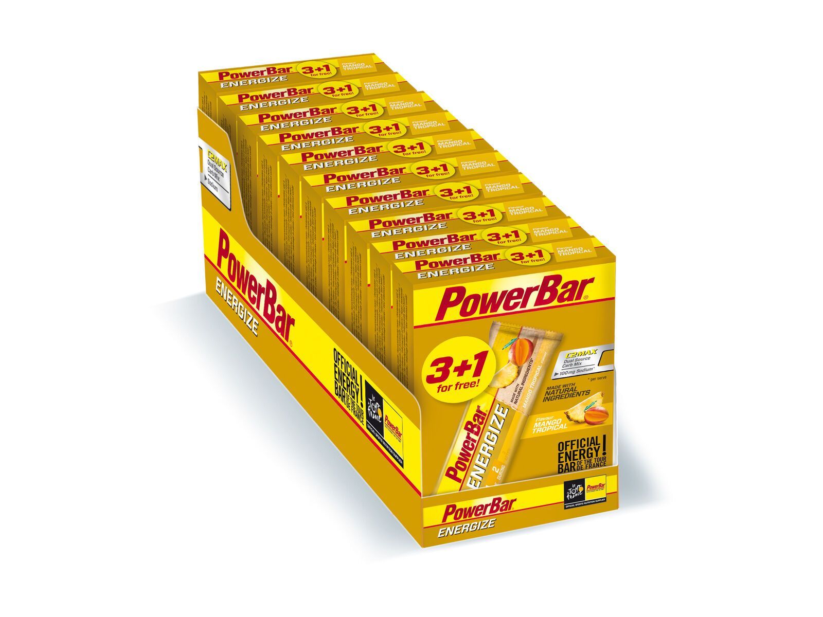 PowerBar Energize Multipack 10x4 - Mango Tropical - Bild 1