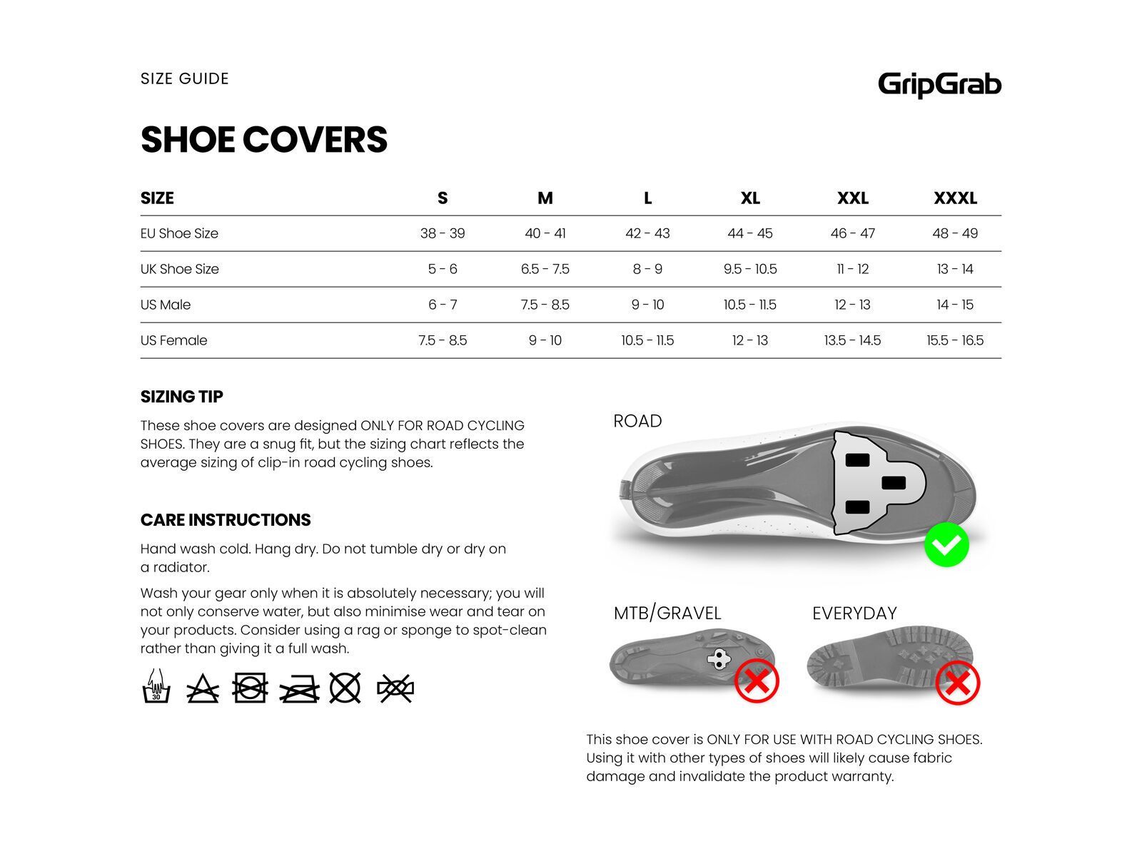 GripGrab RIDE 2 Waterproof Road Shoe Covers, Black - Bild 9