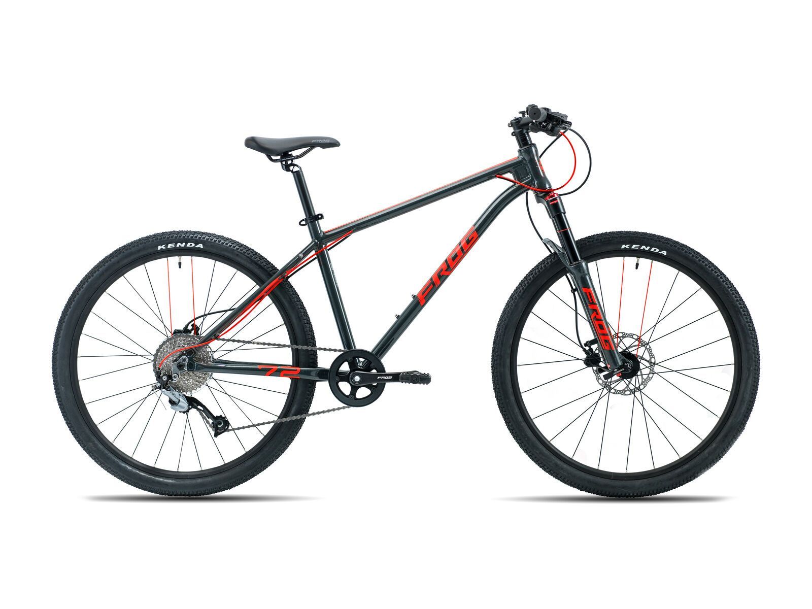 ***2. Wahl*** Frog Bikes *** 2. Wahl *** Frog MTB 72 Größe: 41.5 cm metallic grey/neon red 2021 - Bild 1