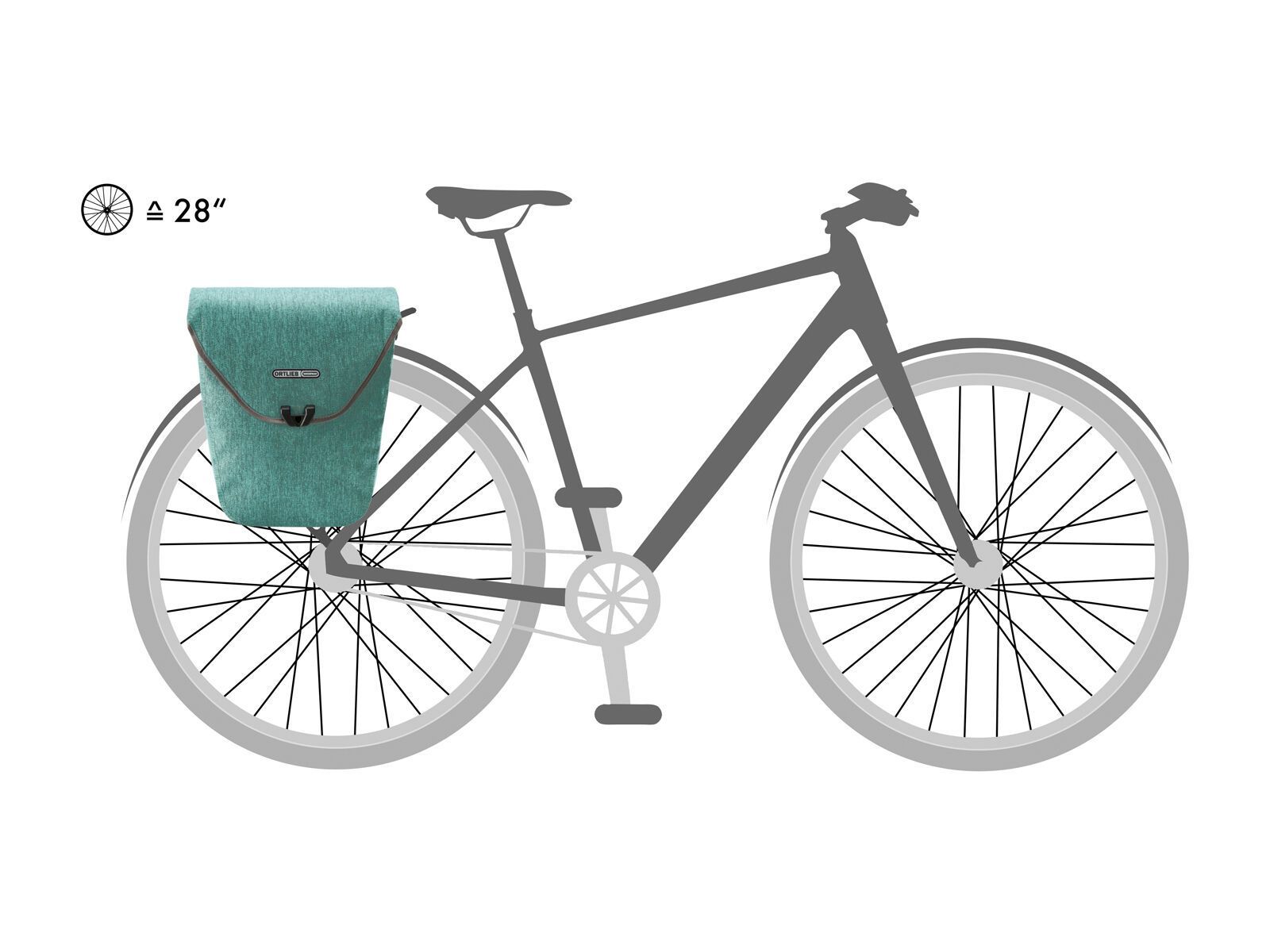 ORTLIEB Velo-Shopper 18 L, cascade - Bild 7