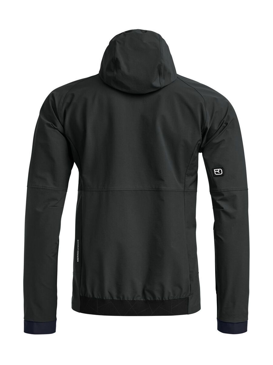Ortovox Venet Softshell Hooded Jacket M, black raven - Bild 2