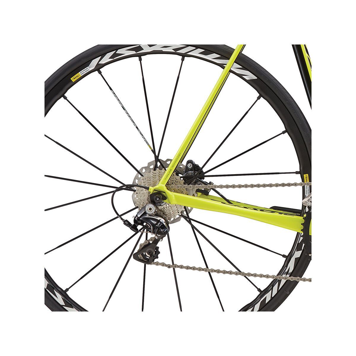 Cannondale CAAD12 Disc Dura Ace, neon spring w/ jet black, gloss - Bild 5