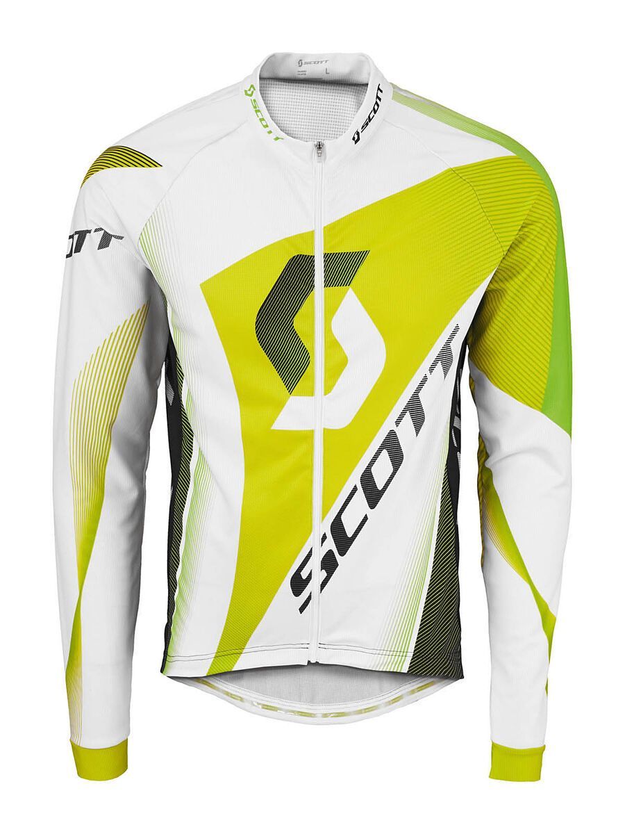 Scott RC Pro l/sl Shirt, white/green - Bild 1