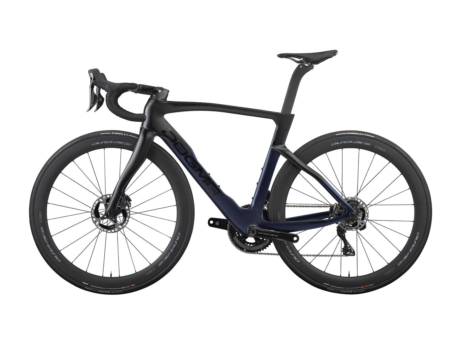 Pinarello Dogma F Dura Ace Di2 2x12 DB / Princeton CarbonWorks GRIT 4540 DB HG11, midnight blue - Bild 3