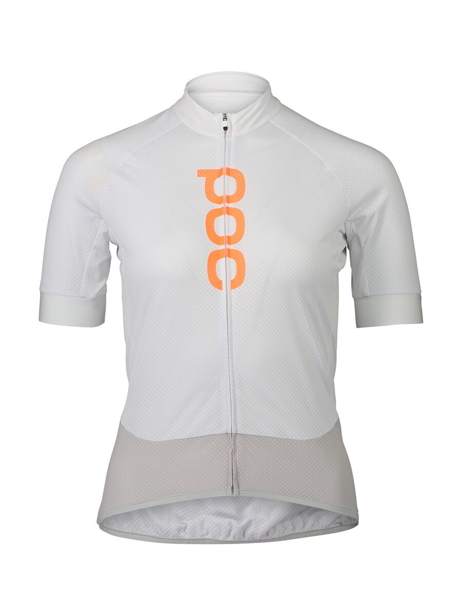POC W's Essential Road Logo Jersey, hydrogen white/granite grey - Bild 1