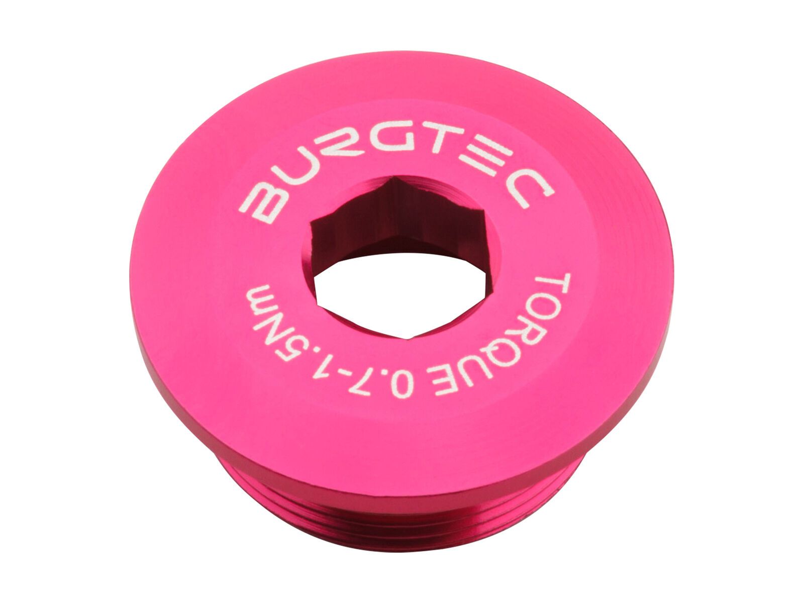 Burgtec Shimano Crank Bolt, toxic barbie pink - Bild 1