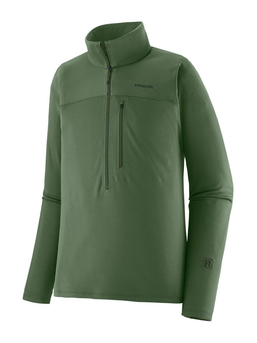 Patagonia Men's R1 Ultralight 1/2-Zip Pullover, canopy green - Bild 1