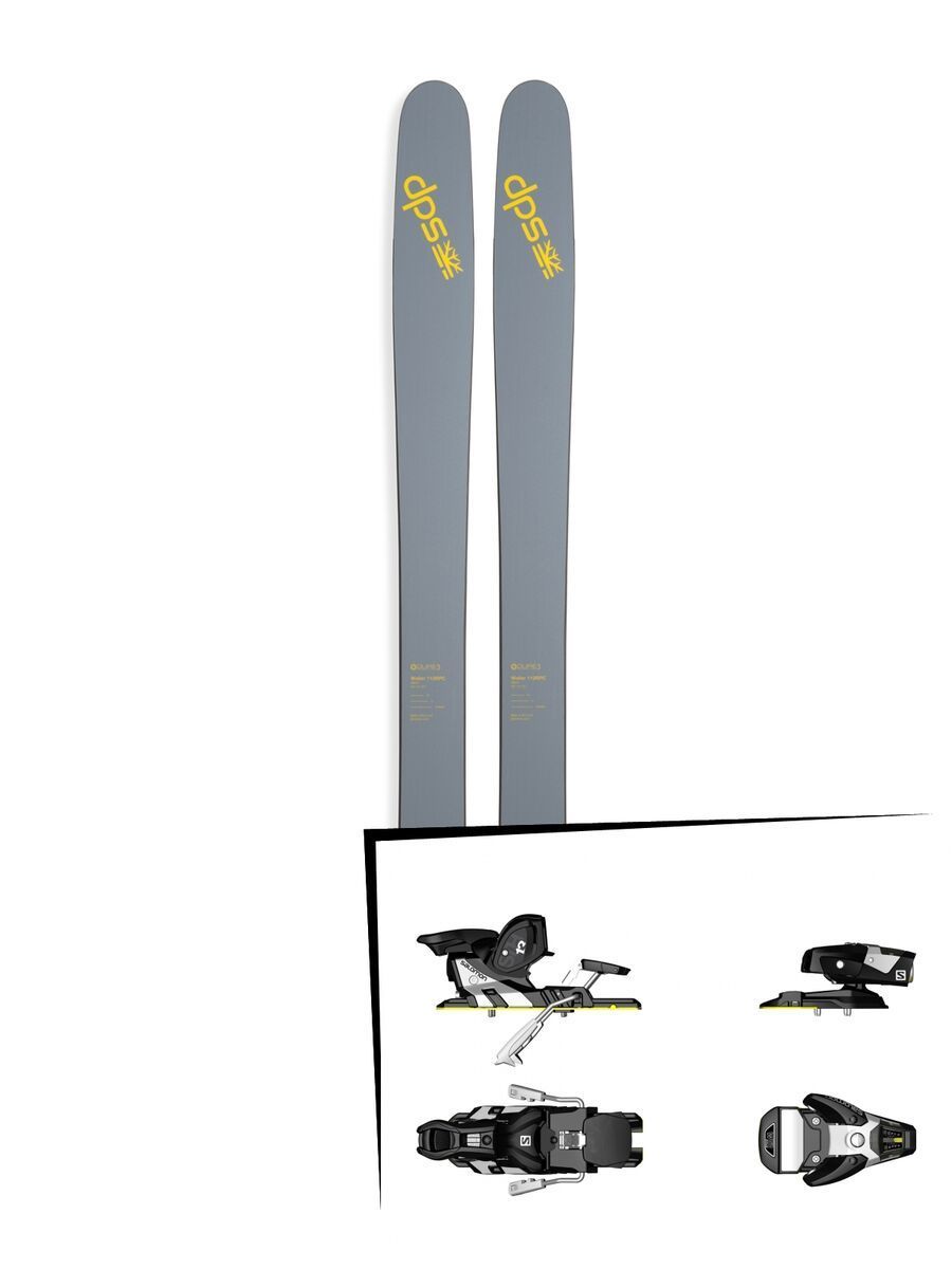 DPS Skis Set: Wailer 112 RPC Pure3 2016 + Salomon STH2 WTR 13 - Bild 1