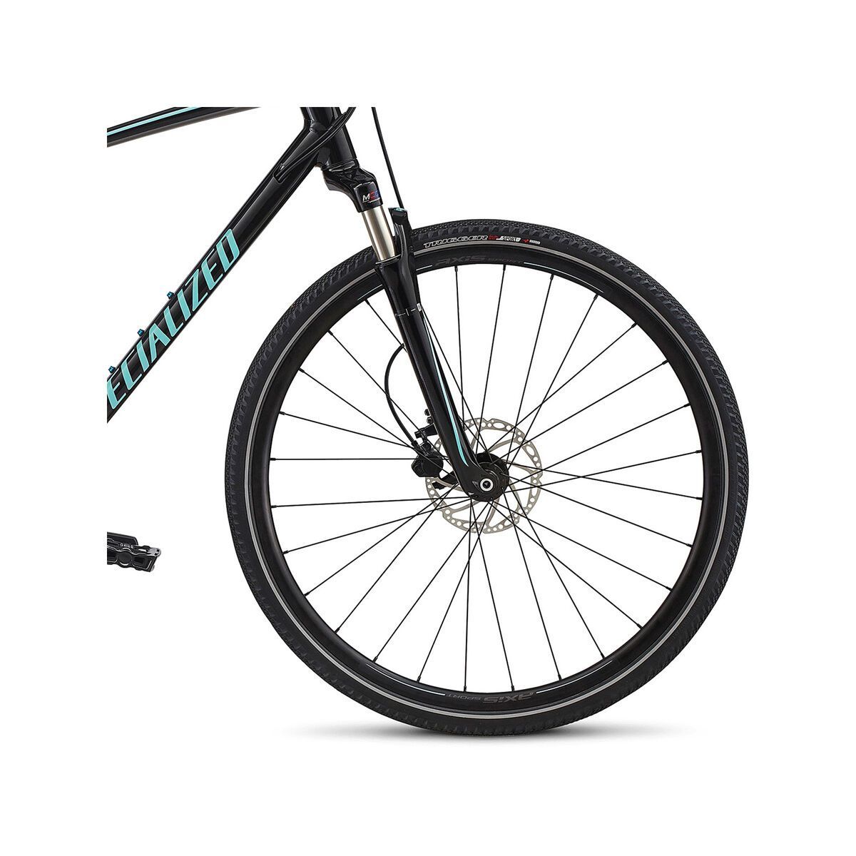 Specialized Crosstrail Elite, gloss tarmac satin black/charcoal/light turquoise reflective - Bild 2