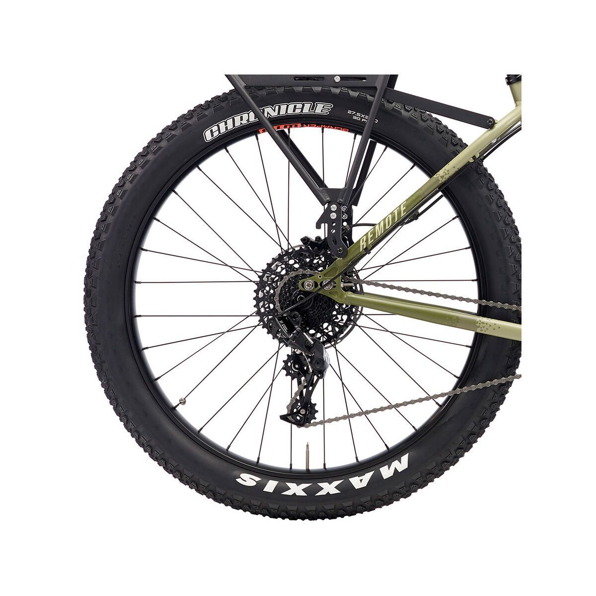 Kona Remote 27.5, matt olive & dark olive w/ olive & orange decals - Bild 5