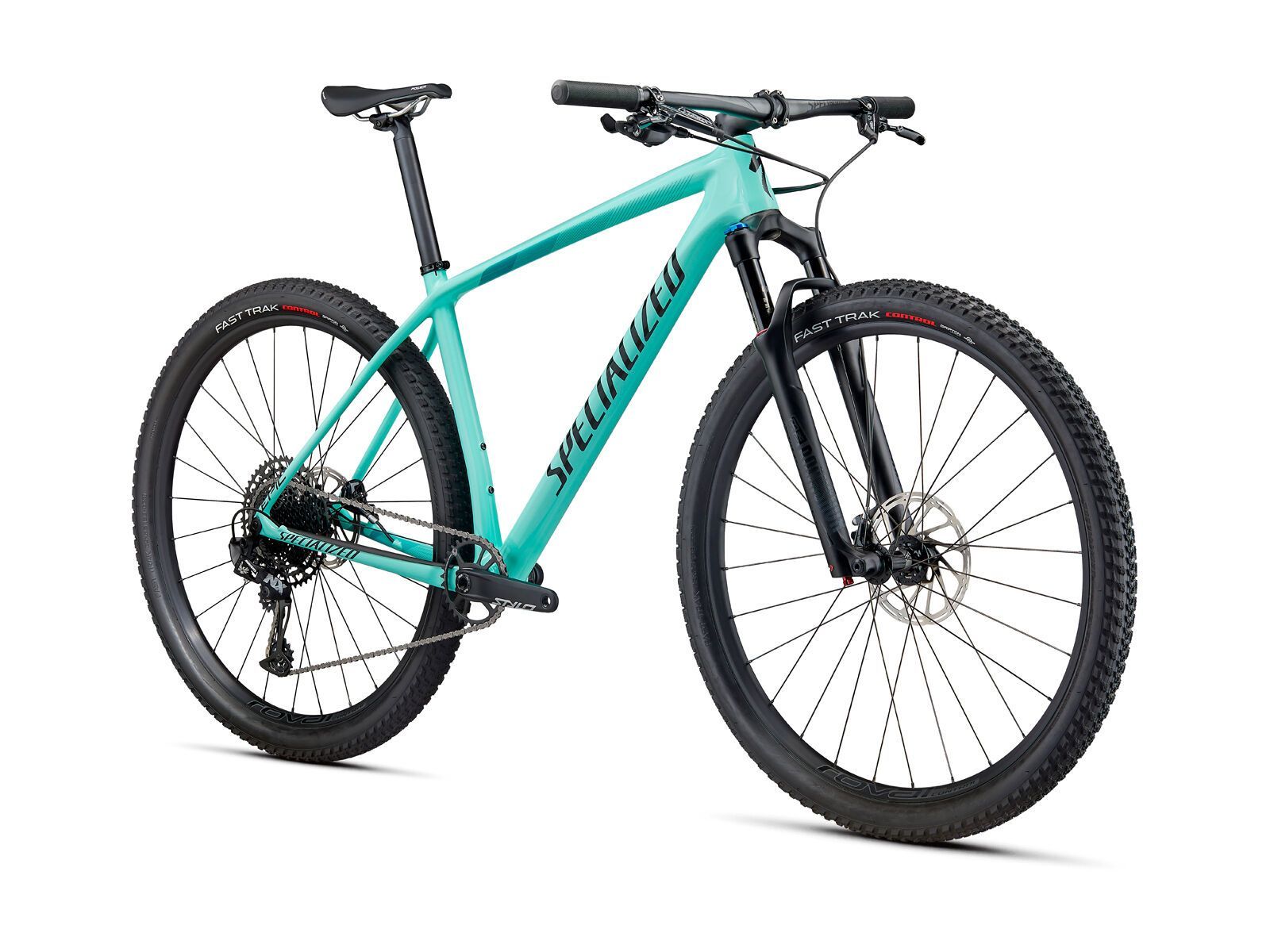 Specialized Epic HT Comp, gloss mint/tarmac black/aqua - Bild 2