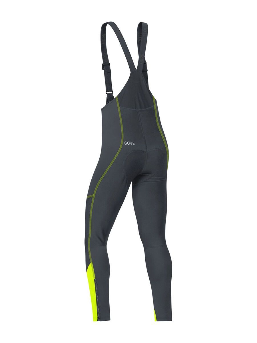 GOREWEAR C3 Gore Windstopper Trägerhose+, black/neon yellow - Bild 2