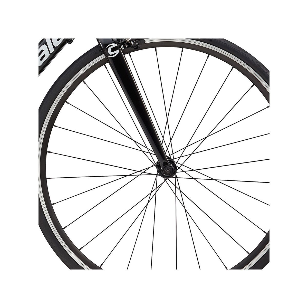 Cannondale CAAD Optimo 105, jet black w/ magnesium white, gloss - BLK - Bild 2