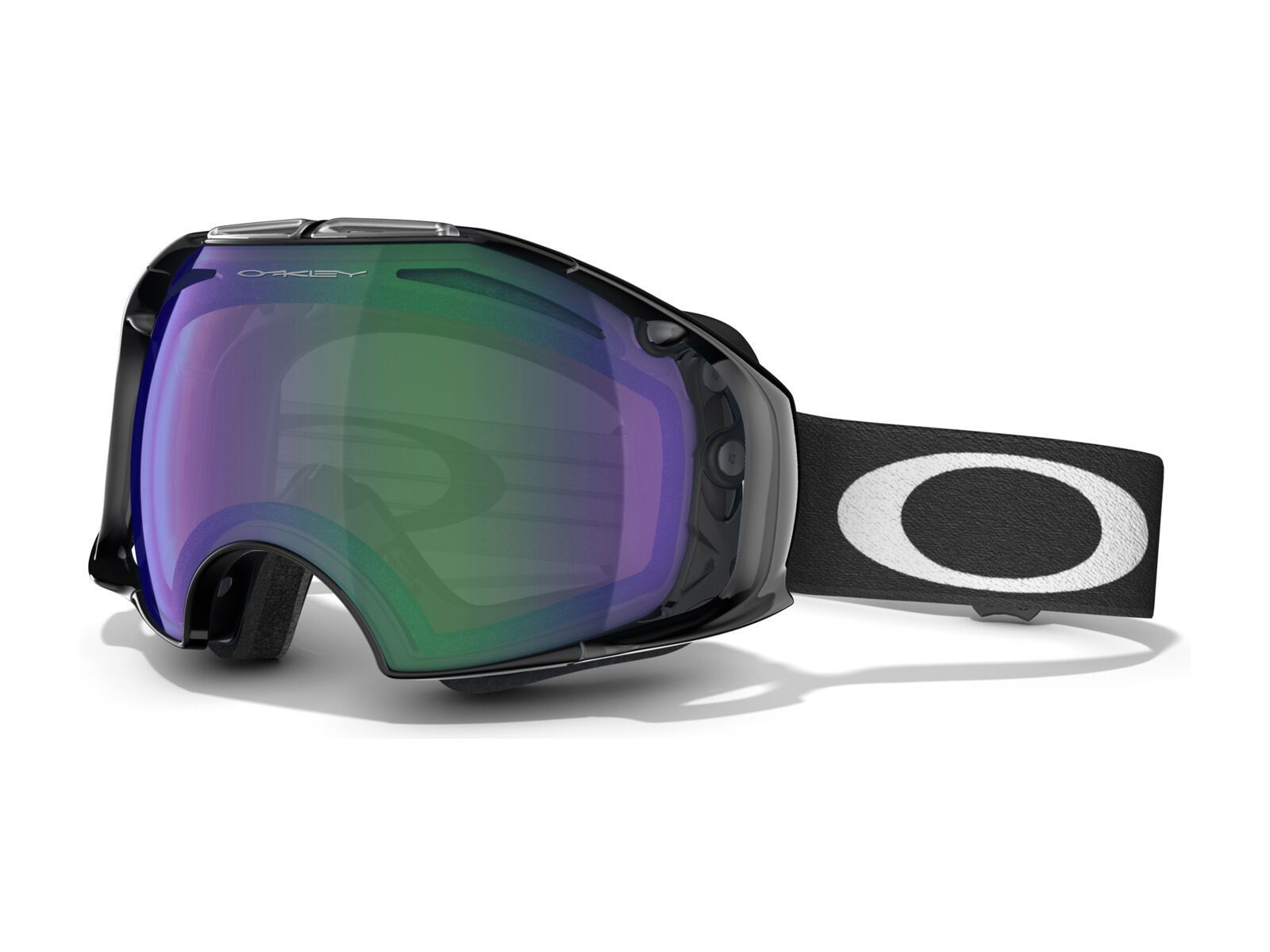 Oakley Airbrake, Jet Black/Prizm Jade Iridium & Dark Grey - Bild 1