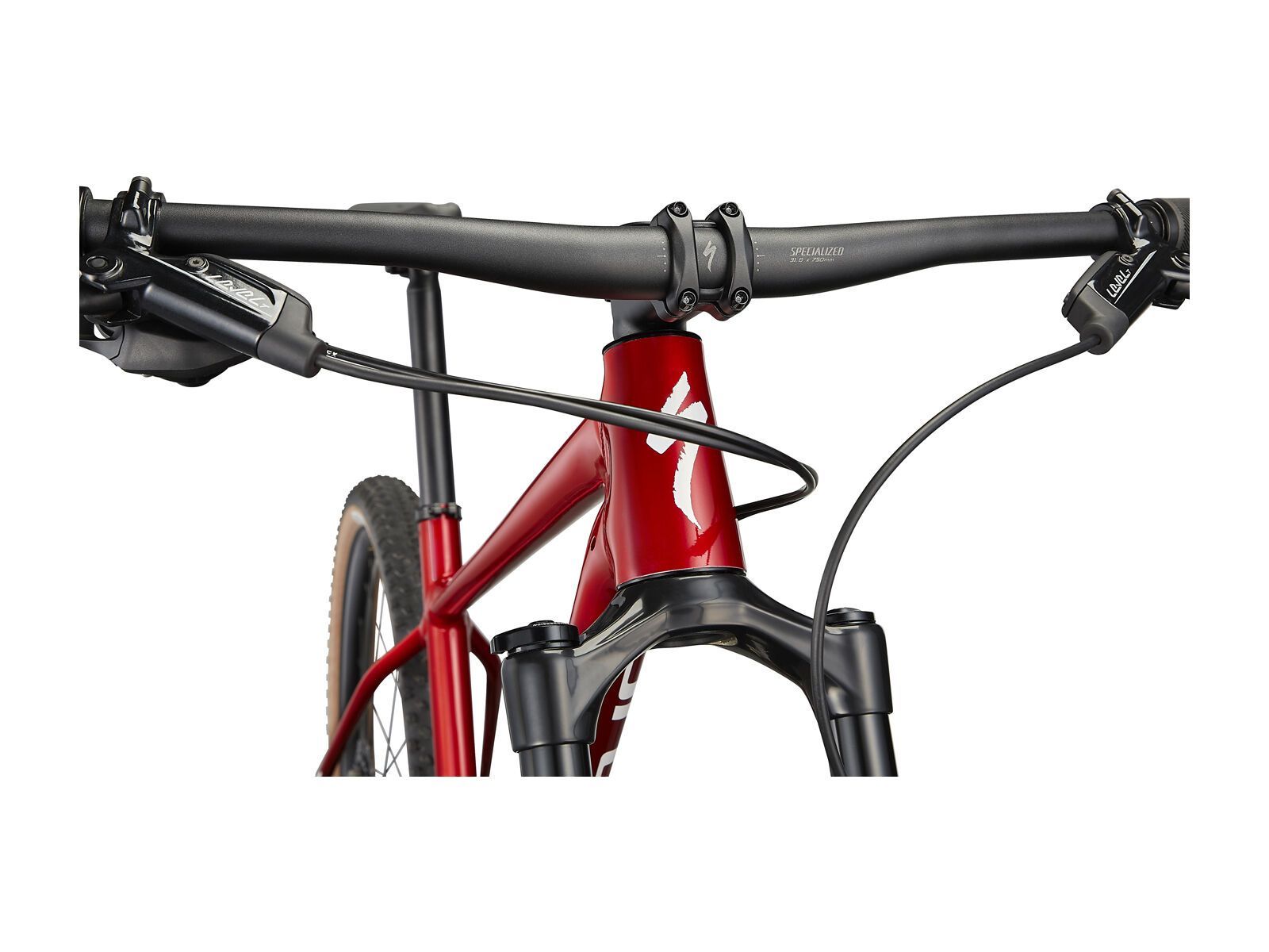 Specialized Chisel Comp, red tint fade over silver/tarmac black/white - Bild 5