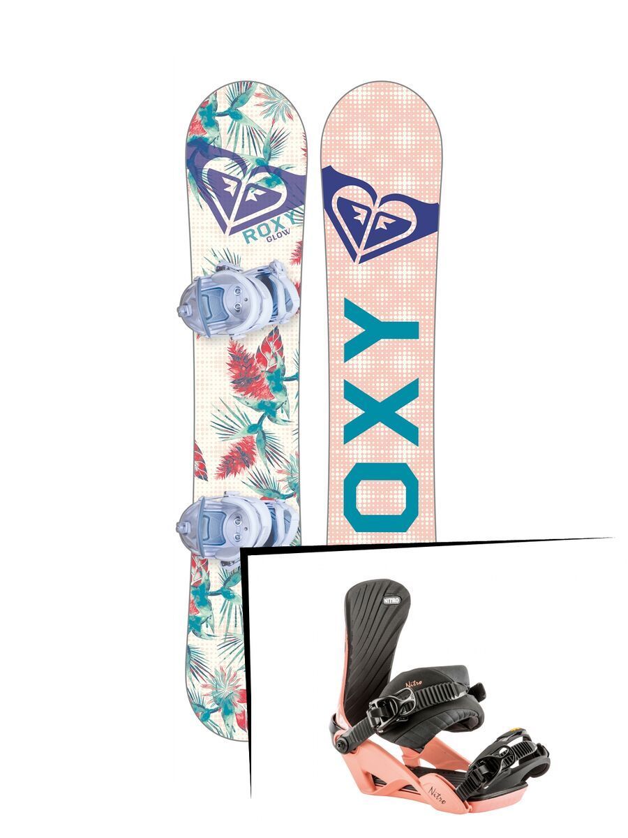 Set: Roxy Glow 2019 + Nitro Ivy flamingo - Bild 1