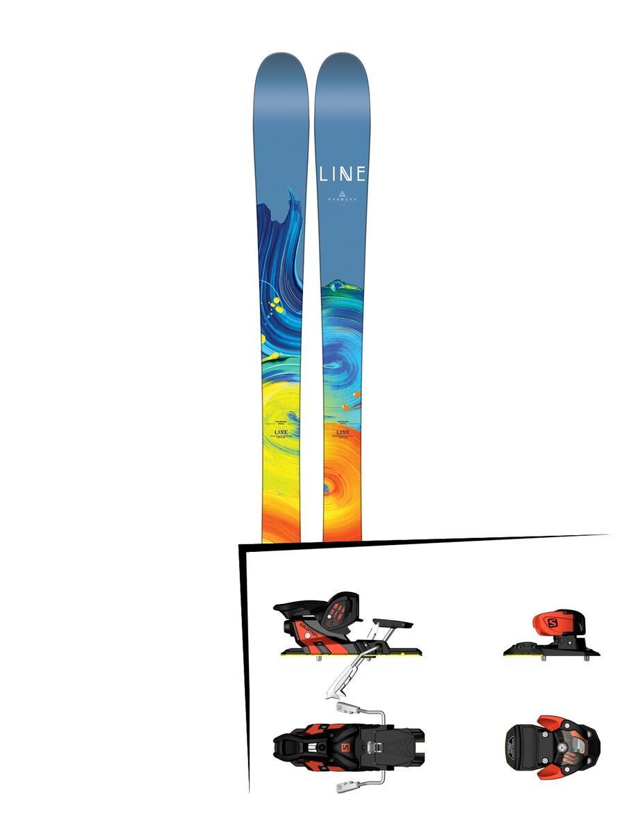 Set: Line Pandora 95 2017 + Salomon Warden MNC 13 (1456101) - Bild 1