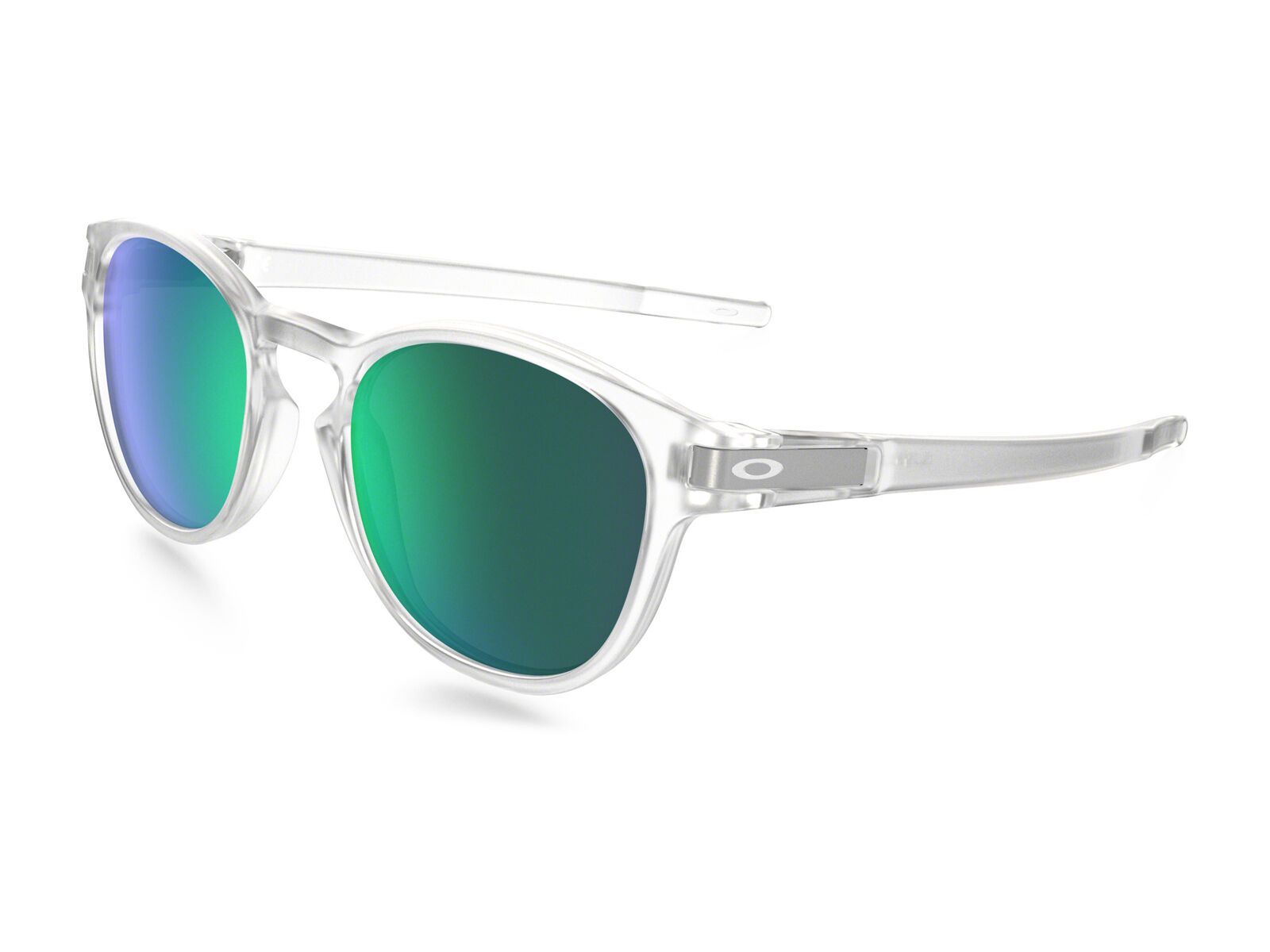 Oakley Latch, matte clear/Lens: jade iridium - Bild 1