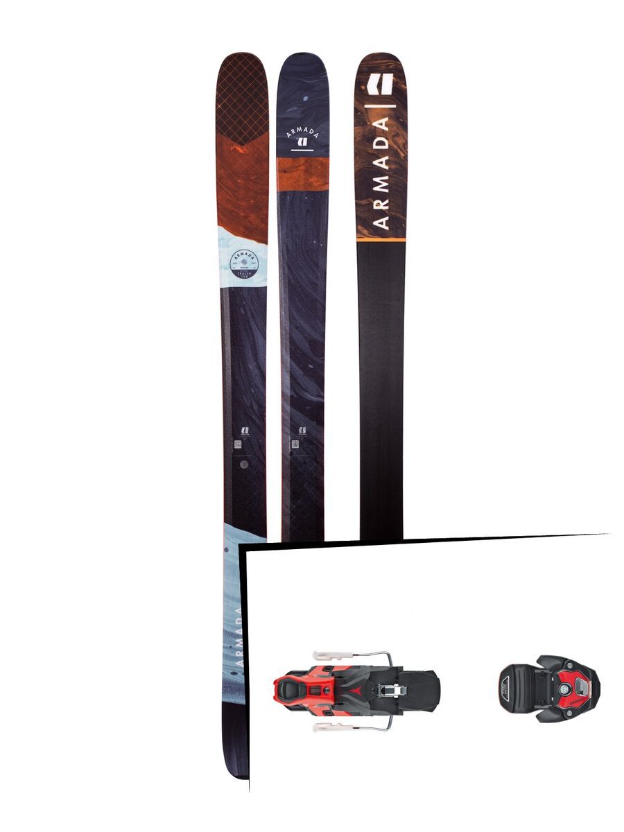 Set: Armada Tracer 108 2019 + Atomic Warden MNC 13 black/red - Bild 1