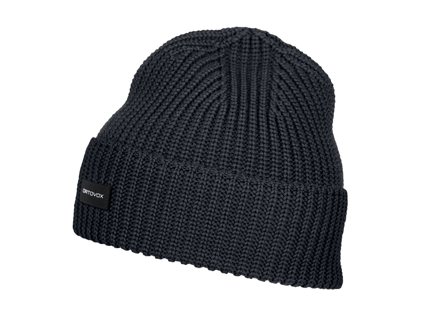 Ortovox Cozy Rib Beanie, black raven - Bild 1